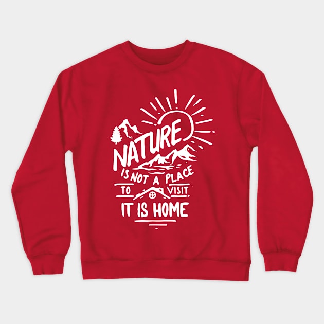 nature Crewneck Sweatshirt by Madhav